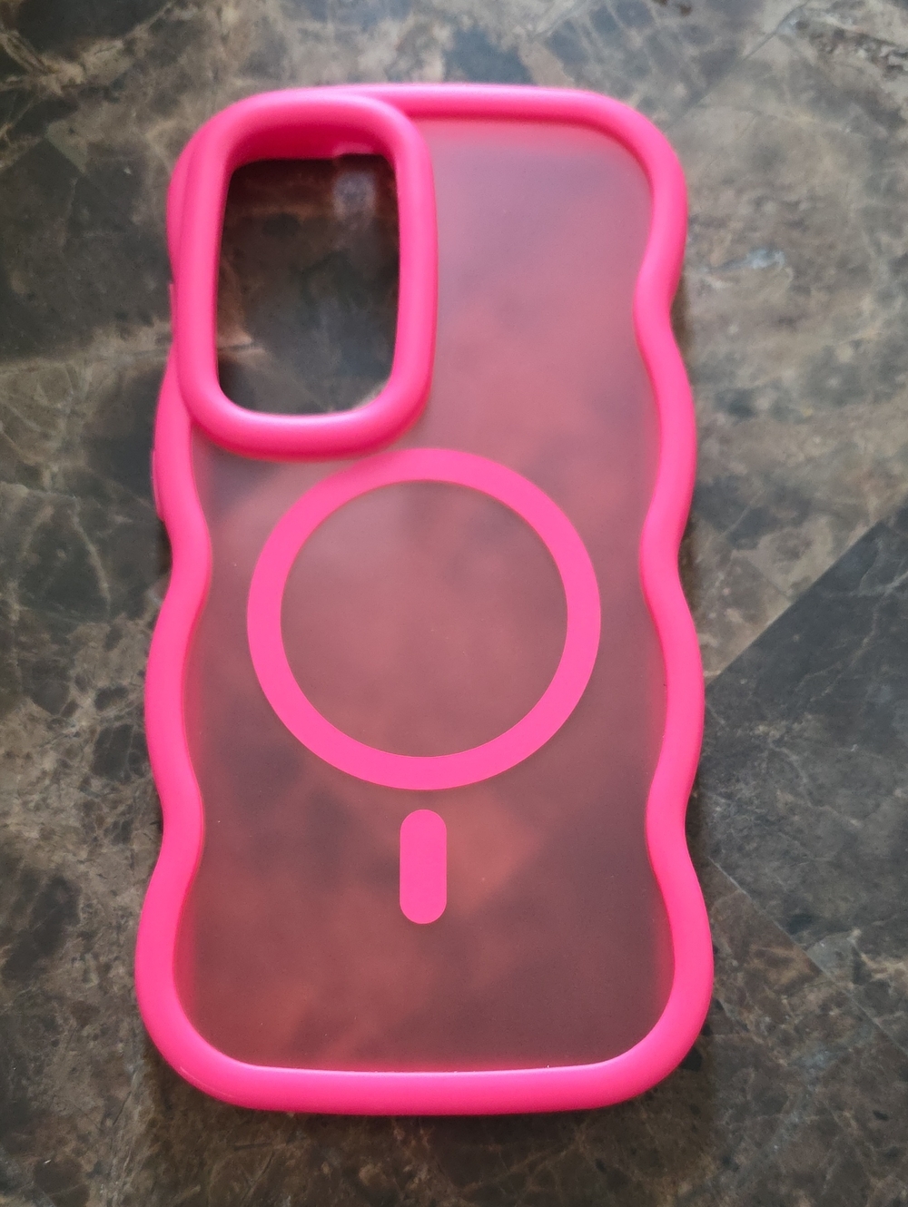Pink MagSafe-Compatible Silicone Phone Case Samsung S25+